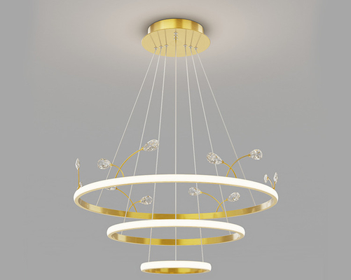Suposición Crystal Pendant Light Apartment Decorative moderno del LED Epistar