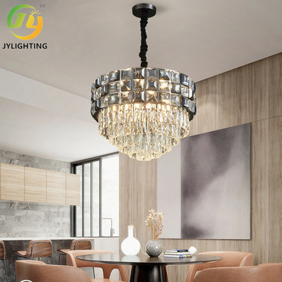 Metal Crystal Pendant Light Luxury Indoor de D50cm residencial
