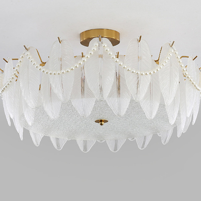 Luz pendiente cristalina modificada para requisitos particulares arte nórdico de la sala de estar de lujo del hotel